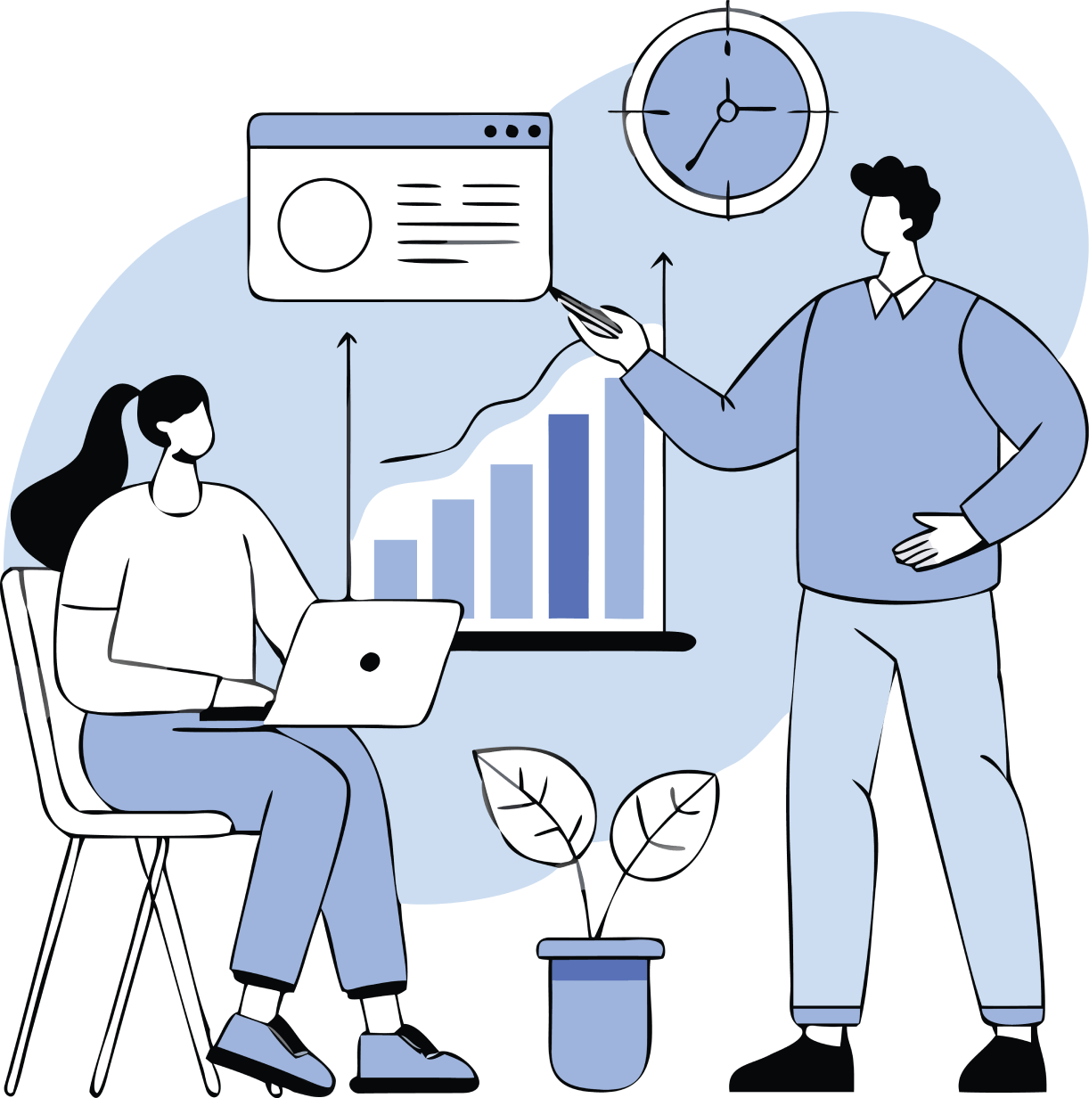 Présentation de données avec graphique